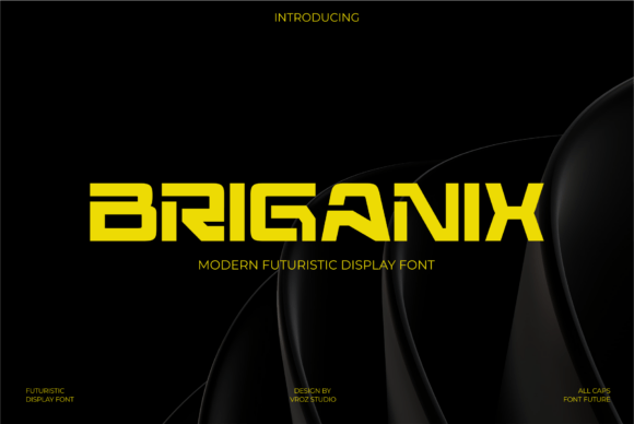 Briganix: A Versatile and Futuristic Sans-Serif Font for Modern Design