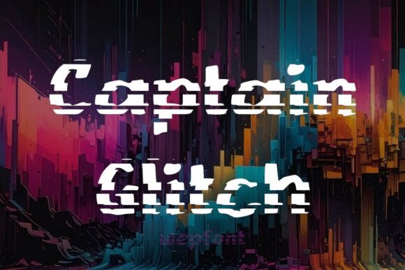 Captain Glitch: A Font for Modern Creativity