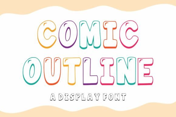 Comic Outline: A Font for Modern Nostalgia