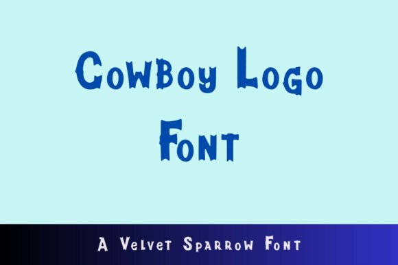 Cowboy Logo: A Bold, Rustic Font for Western Flair