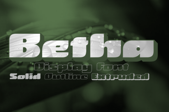 Discover Betha: The Urban Font Redefining Modern Typography