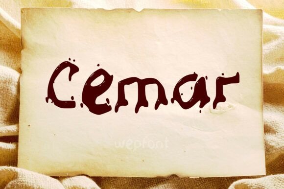 Discover Cemar: A Handwritten Font of Elegance