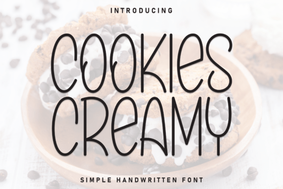Discover the Charm of Cookies Creamy: A Font with a Playful Twist