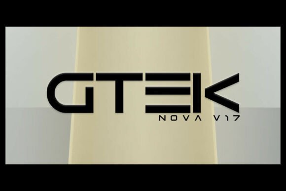 Discover the Precision and Authority of GTEK Nova Font