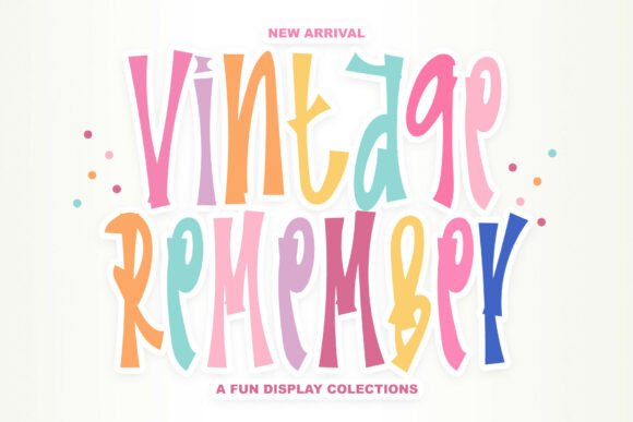 Elegant and Modern: Vintage Remember Font