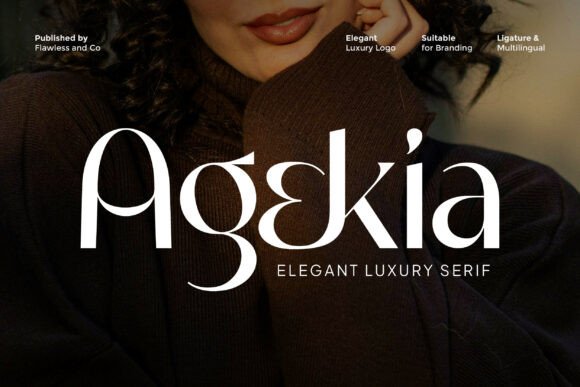 Elevate Your Brand with Agekia: A Font of Timeless Elegance