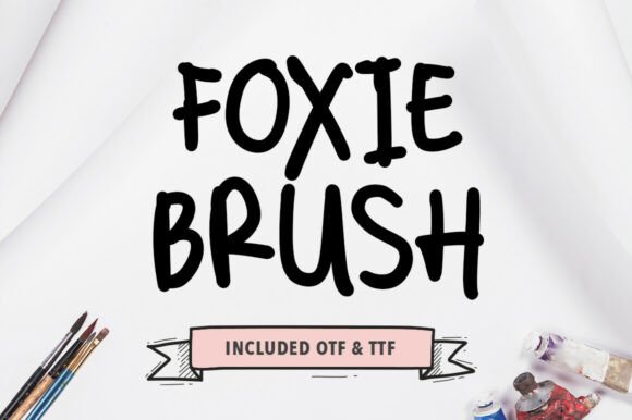 Embracing Creativity with Foxie Brush: A Bold and Playful Handwriting Font