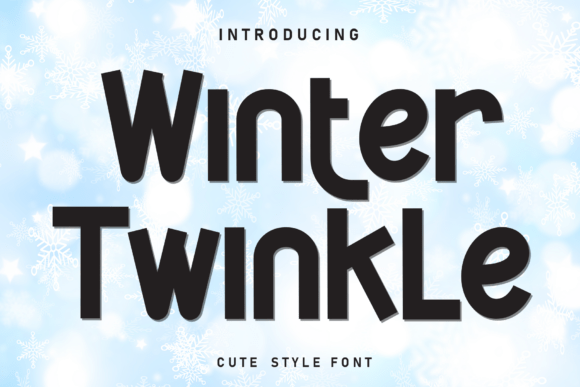 Embracing the Magic of Winter Twinkle: A Versatile Font for the Season