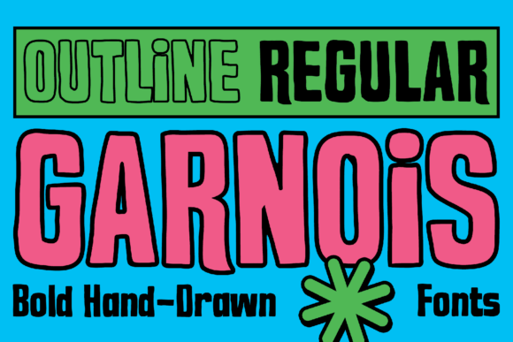 Garnois: The Bold, Hand-Drawn Font for Impact