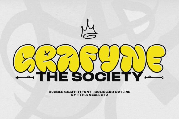 Grafyne: A Bold and Playful Graffiti Font for Modern Design
