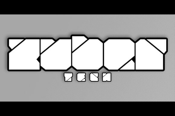Launch Your Designs into the Next Dimension with Zuber Tech Font