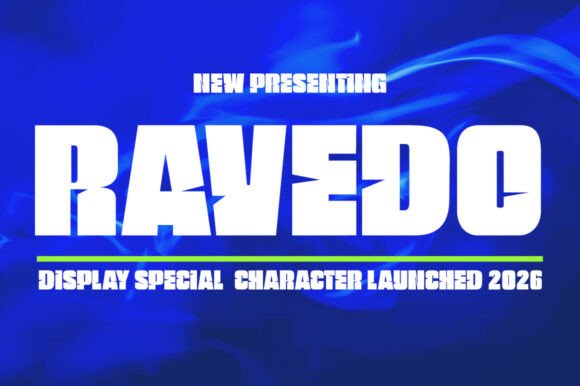 Ravedo: A Sporty and Stylish Font for Modern Designs