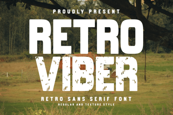 Retro Viber: A Versatile Typeface for Modern and Vintage Designs