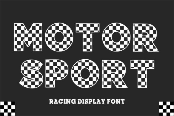 Rev Up Your Designs with Motor Sport: A Bold and Versatile Font for Automotive Enthusiasts