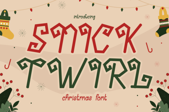 Snick Twirl: A Festive Font for Holiday Magic