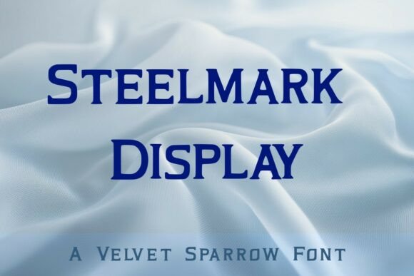 Steelmark Display: A Bold and Industrial Font for High-Impact Design