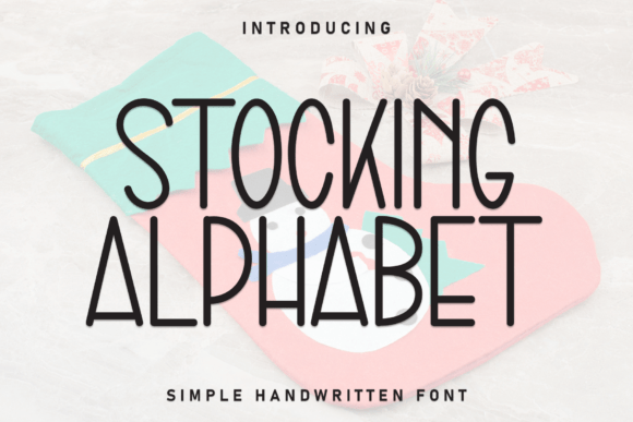 Stocking Alphabet: A Joyful Handwritten Font