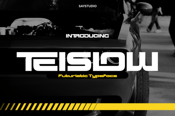 Teislow: A Bold and Futuristic Display Typeface