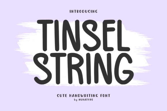 Tinsel String: A Charming Handwritten Font