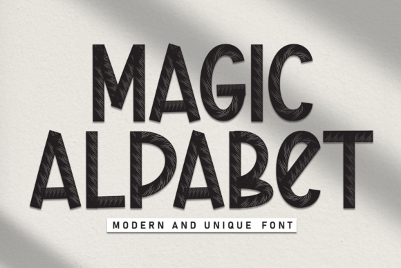 Unlock Creativity with Magic Alpabet Font